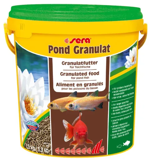 SERA Pond Granulat Teichfischfutter 10 Liter