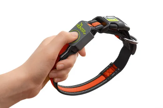 HUNTER / LED Leuchthalsband orange 50-55cm