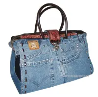 DOGGYDOLLY Hundetragetasche Jeans 40x24x23cm