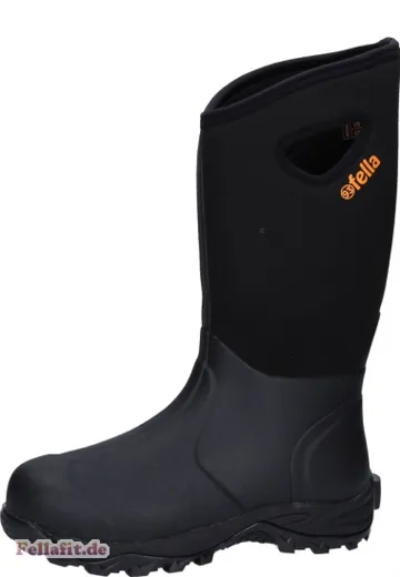 Fella Herrenstiefel mit Cross Sohle Hoch schwarz