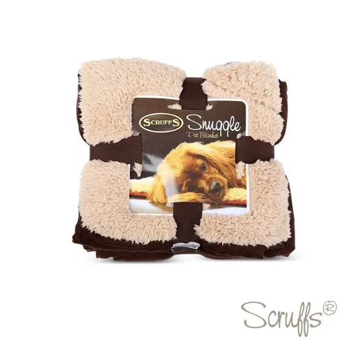 SCRUFFS Haustierdecke Snuggle braun 110x72cm