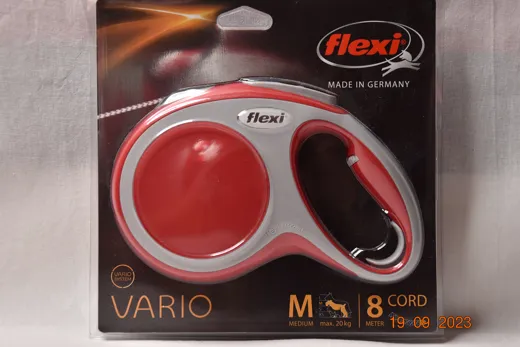 Flexi - Hundeleine Vario M 8m Seil rot bis 20kg