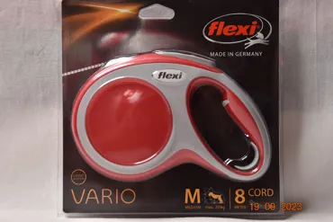 Flexi Hundeleine Vario M 8m Seil rot bis 20 kg