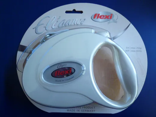 FLEXI Hundeleine Elegance Perlmutt 5 m  25 kg
