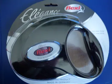 FLEXI Hundeleine Elegance Onyx Schwarz 5 m 25 kg