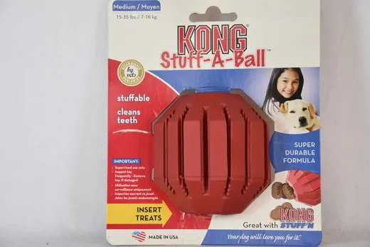 Hundespielzeug KONG Stuffa Ball Medium für Hunde 7 - 16 kg