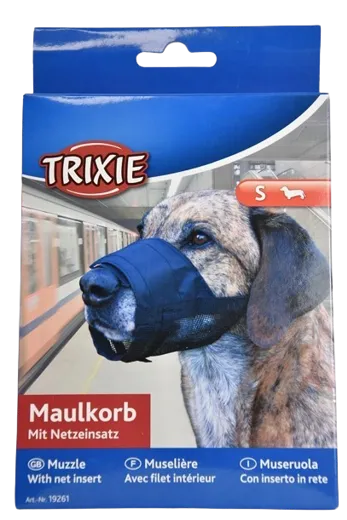 TRIXIE Maulkorb mit Netzeinsatz S