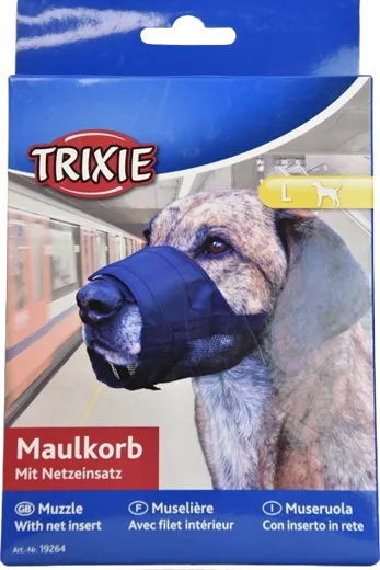 TRIXIE Maulkorb mit Netzeinsatz L