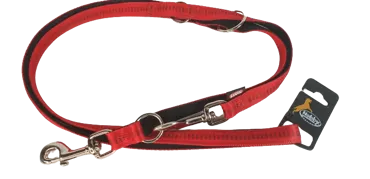 NOBBY Verstellbare Hundeführleine rot 200 cm