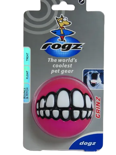 WOLTERS Hundespielzeug Ball zum Befüllen pink 8 cm