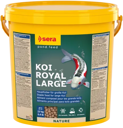 SERA Teichfutter Koi Royal Nature Large 21 Liter