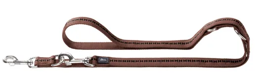 HUNTER Verstellbare Führleine Power Grip 20/200 Soft Braun