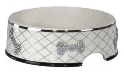 CHACCO Futternapf 1048 mit Swarovsky Knochen