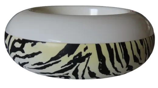 Kunststoff Futternapf 0.5 Liter Zebra