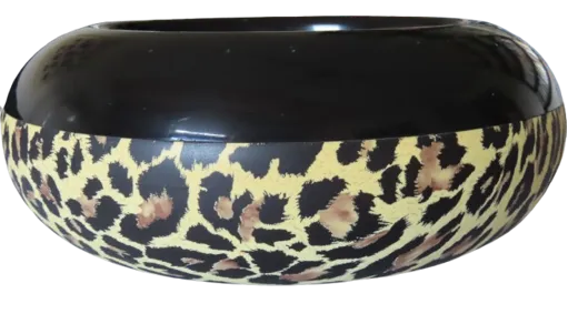 Kunststoff Futternapf 0.5 Liter Leopard