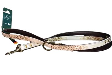 HUNTER Verstellbare Hundeleine Reptile Gold 18/200