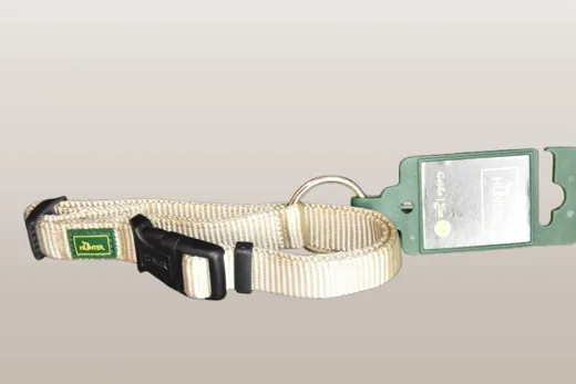 HUNTER Hundehalsband Vario Plus beige 3-20