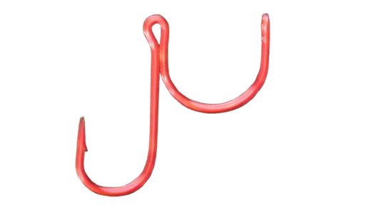 Drop Shot Baitpusher Hook 8714 010 rot Size 1/0