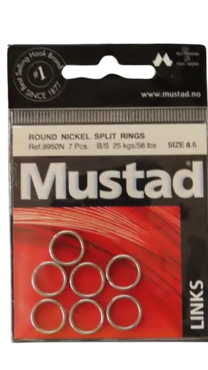 MUSTAD Splintringe 8.6 mm