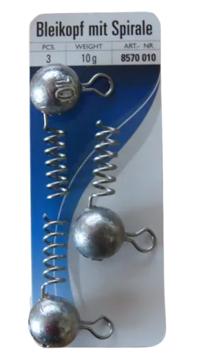 JENZI Bleikopf mit Spirale 10g