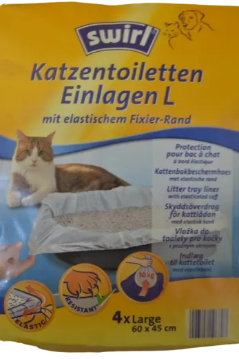 SWIRL Katzentoiletten Einlagen L