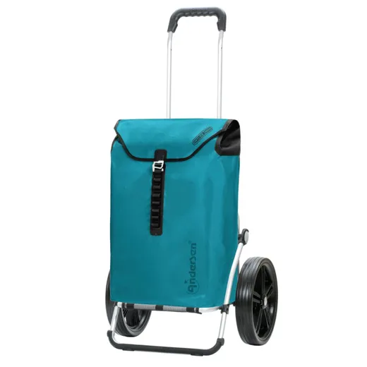 ANDERSEN Shopper Royal mit Kugellagerrad 29 cm und Tasche Orlieb Petrol
