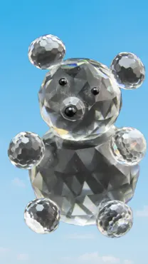TEDDY Bär Cristall 70 mm