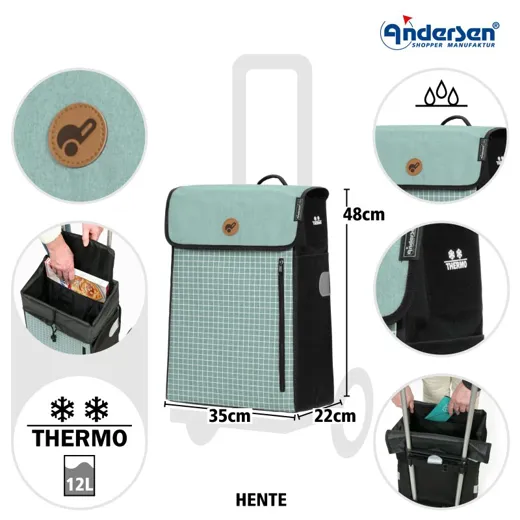 ANDERSEN Shopper Tasche HENTE Mint