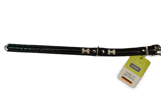 Hunter Hundehalsband Art Kroko black M