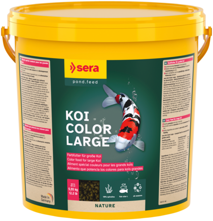 Teichfischfutter Koi Color Large 21 Liter | Sera