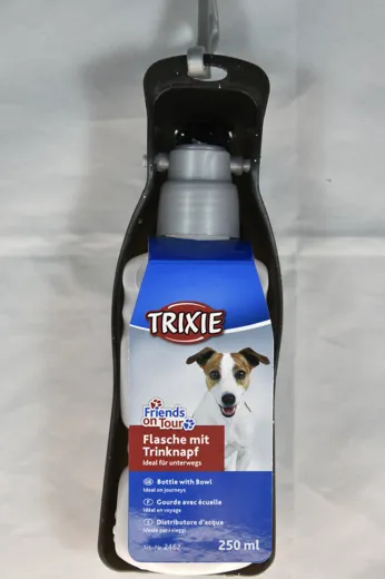 Trinknapf mit Flasche 250 ml schwarz TRIXIE | schneider-online24.ch