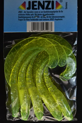 Twister Fluo hellgrün 10 cm 5 Stück | schneider-online24.ch